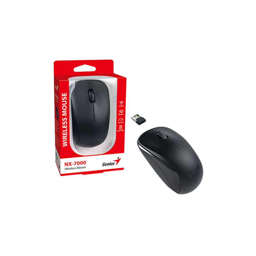Mouse Genius Inalámbrico NX-7000 Negro