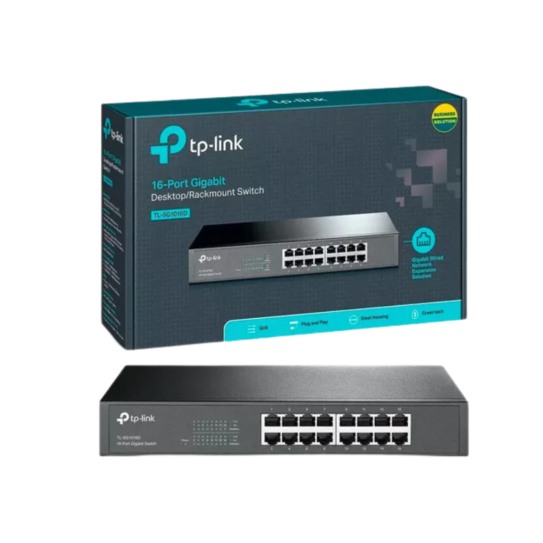 Switch Tp-Link 16 Ports 10/100/1000 TL-SG1016D