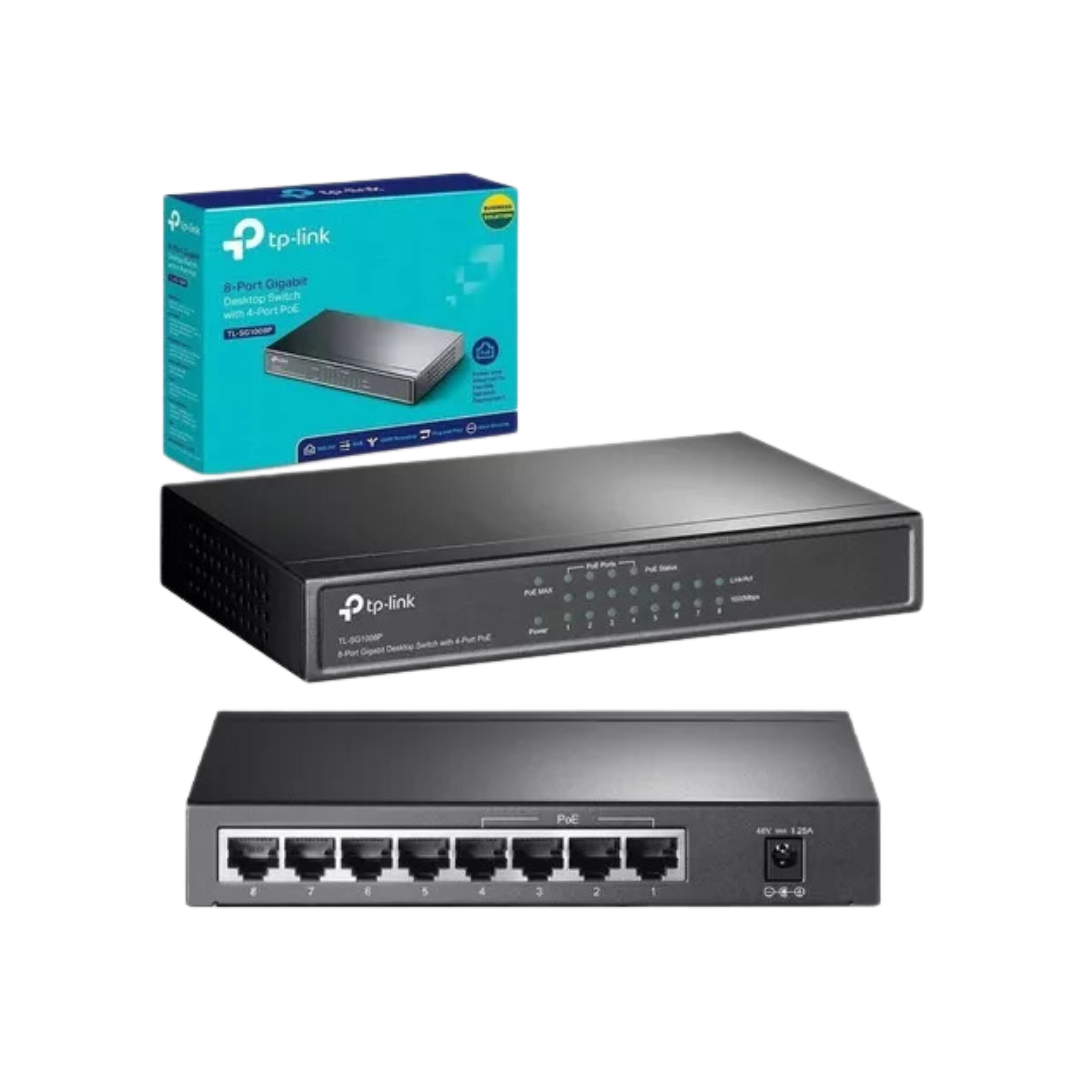 Switch Tp-Link 8 Ports GIG 4POE TL-SG1008P